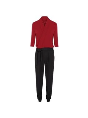 Les Lunes The Paul Jumpsuit Red and Black